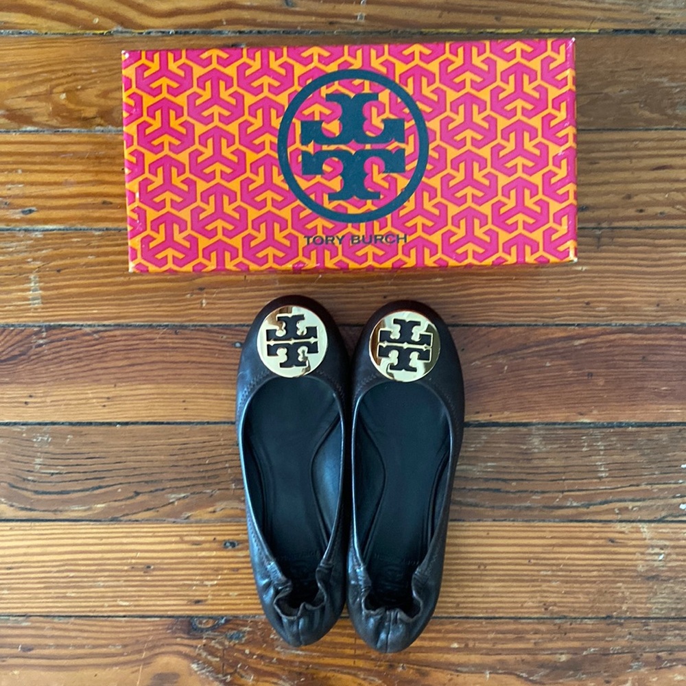 Tory Burch Classic Reva Ballet Flat w/ Original Box